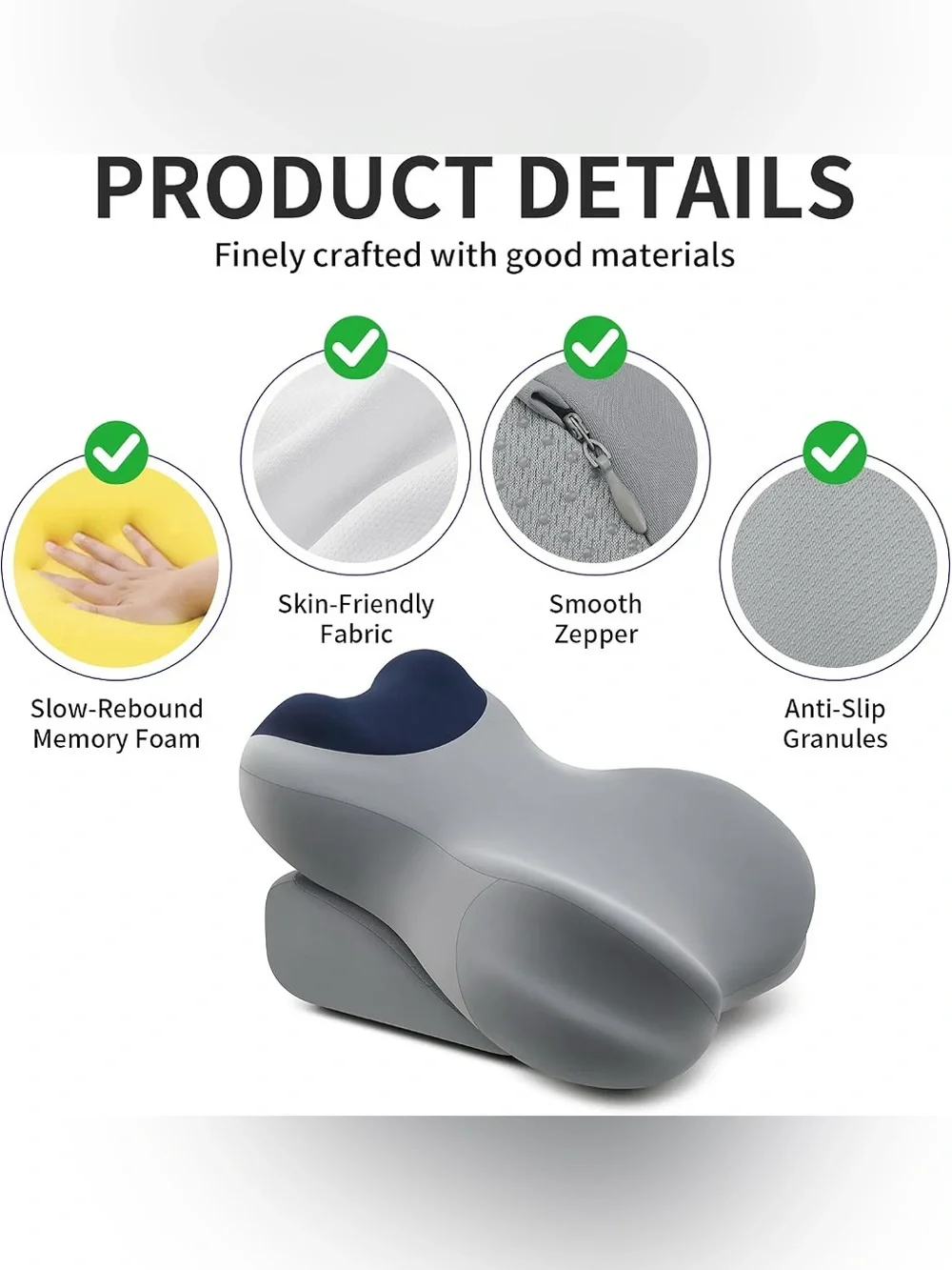 Reading Pillow for Adults, Bed Backrest Cushion